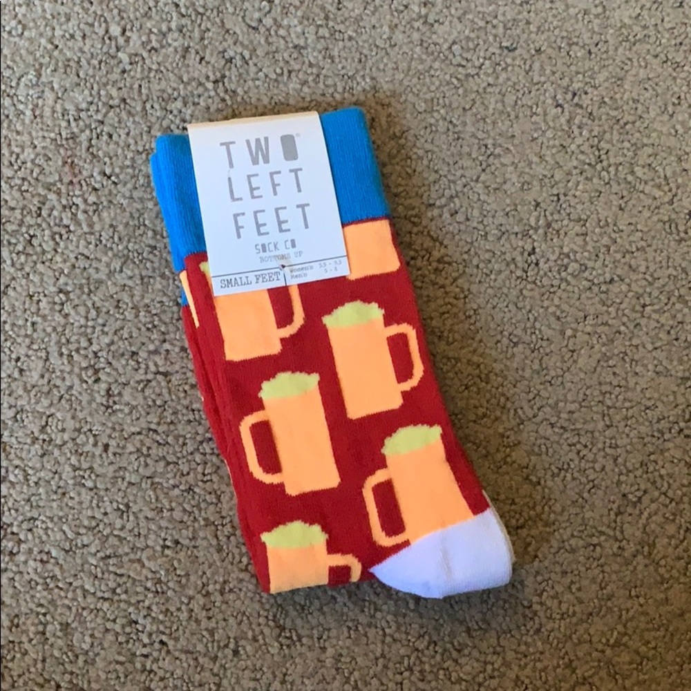 “Two left feet” beer socks